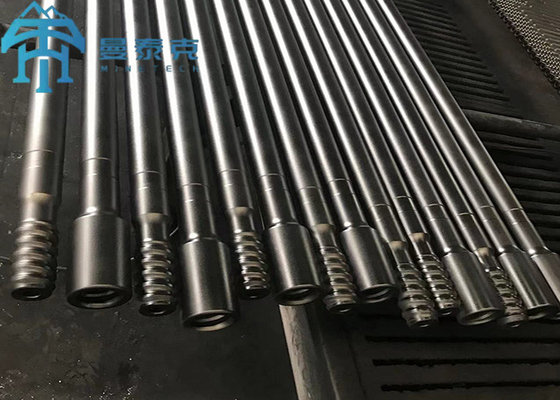 T38 Tophamer Mining Hard Rock Thread Drill Rod Ronde / Hexagonale