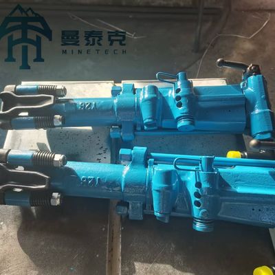 Y26 Model Hand-Held Pneumatic Rock Drill with 60mm Piston Stroke and 28kg Weight for Efficient Drilling