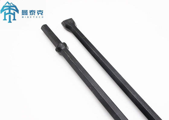 Chisel Top Tip Small Hole Blasting 28 mm Diameter Integral Drill Rod