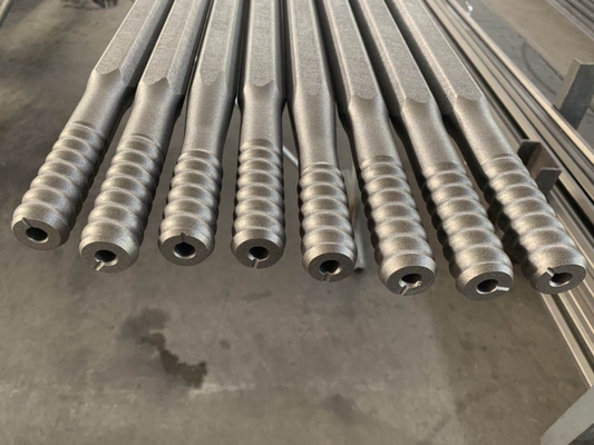 915 mm-6500 mm draadloze stalen boorstaaf R32 R38 T38 T45 met M/F aansluiting