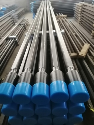 Oppervlakte geharde T45 ronde draad boorstaaf Carbon Steel Rock Drilling Tool