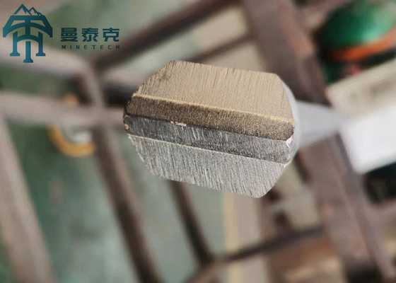 Rotsmijnbouw het Boren Hexuitdraai 22*108mm Staal Integrale Boor Rod Chisel Head