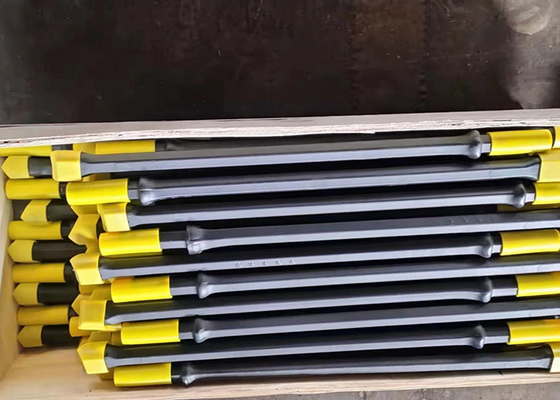 19 mm Pneumatische zeshoekige beugel, integrale stalen boorstaaf voor het boren van kleine gaten
