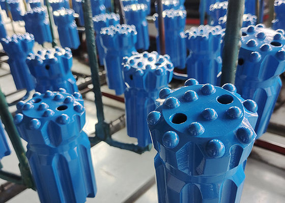 Tophammer 76mm T45 terugtrekknop bit gecementiseerde karbide mijnwerktuig