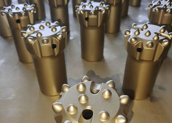 R32 76mm 45CrNi draadknoppen met 13 carbiden voor boorgereedschappen met hamer