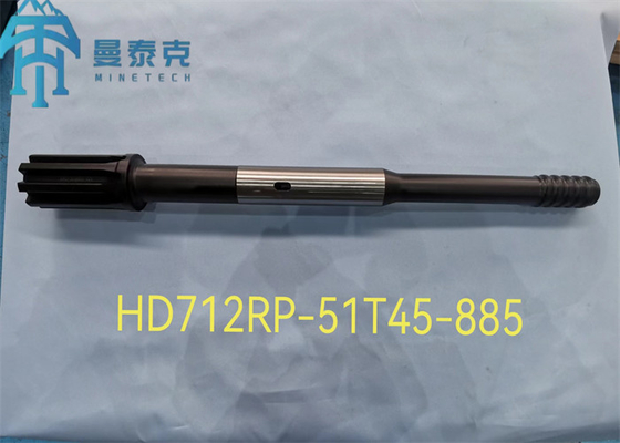 Draad T38 Schank Adapter voor Tunneling Top Hammer Drill Tools met 380 mm lengte voor drift en tunneling toepassingen