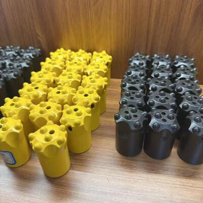7 11 12 Tapered Button Bits Rock Drilling Tools For Mining Rock Excavation