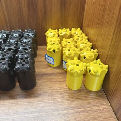7 11 12 Tapered Button Bits Rock Drilling Tools For Mining Rock Excavation