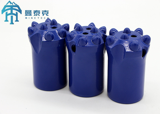 Precision Conical Button Bit Short Skirt Carbide Steel Drill Bit met aangepast knopnummer 7°/11° Taper