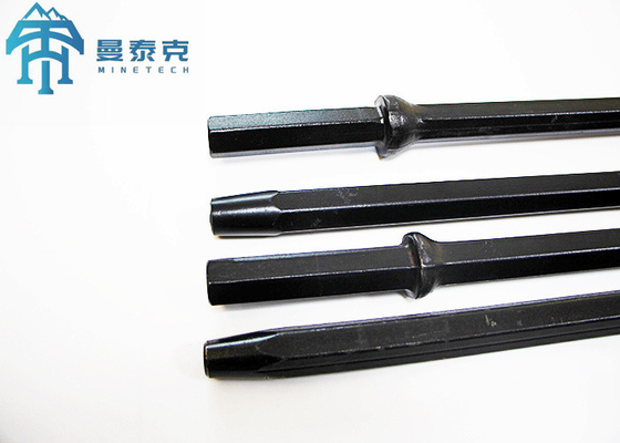 Top Hammer Rock Drill H22 7 Grade Taper Drill Rod voor mijnbouw Tunneling Shank Hex 22 * 108mm