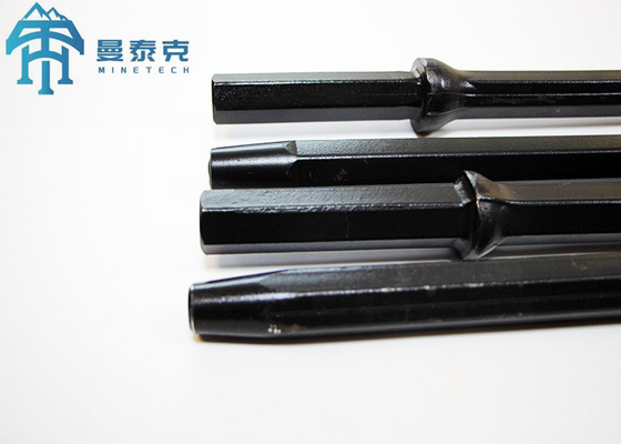 Top Hammer Rock Drill H22 7 Grade Taper Drill Rod voor mijnbouw Tunneling Shank Hex 22 * 108mm