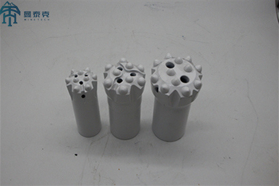 Witte kleur 64mm T38 draadknop boorbank en productieboor