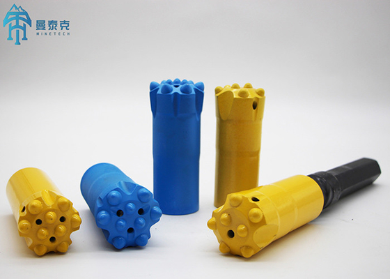 43-127 mm Diameter H Thread Rock Drill Bits Langdurige steengroeveringsoplossing