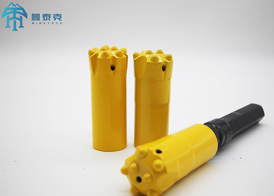 43-127 mm Diameter H Thread Rock Drill Bits Langdurige steengroeveringsoplossing