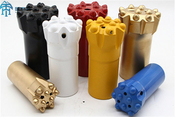 Long Hole Drilling Retract Button Bit T38 met draad 76 mm