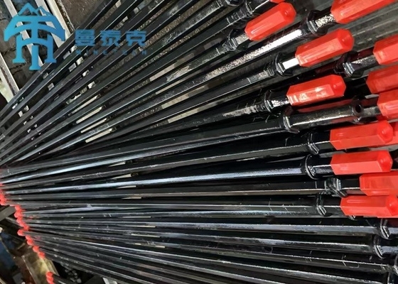 Ondergrondse mijnbouwgereedschap Hexagonale boorstaaf Warmtebehandelingstechnologie