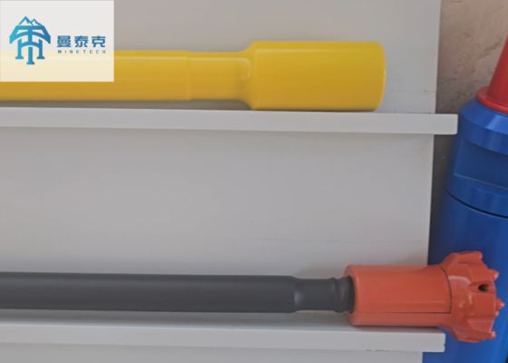 T45 Verlengingswerktuigen voor het boren van rotsen voor ondergrondse mijnbouw met een lengte van 3 m 6 m en een 10% hogere penetratie van legeringsstaal 23CrNi3Mo